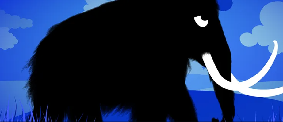 Le mammouth laineux en route, mammouth ! Agora Francophone, l