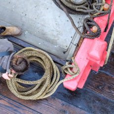 Apprendre à manier les cordages - Ph : association Hermione La (...)