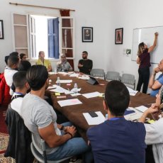 Atelier thématique en groupe resserré © Fadwa al Nasser - Agora francophone 