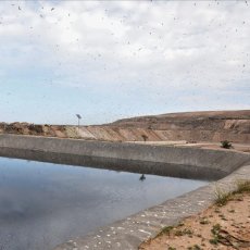 Le bassin de stockage des lixiviats dans l'attente du projet de (...) © Fadwa Al Nasser 