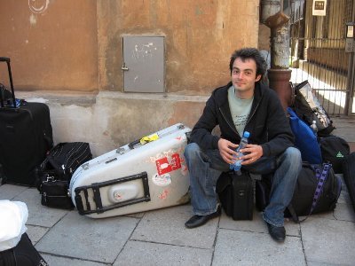 Adrian Receanu entre deux concerts - © Christian Dawid