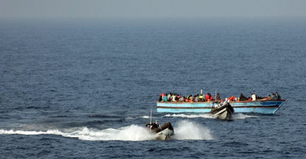 Migrants entre Tripoli et l’Italie - © Flickr - Irish defence forces