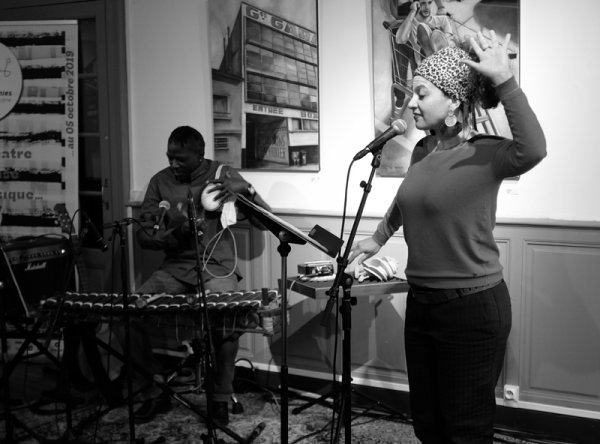 Nelly Cazal et Mangane au Phare à Limoges - © Arnaud Galy - Agora francophone